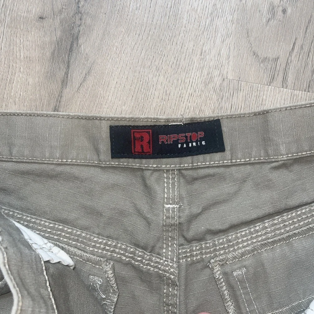 Wrangler RIGGS Workwear Carpenter Pants Mens 33x32 Green Utility Pockets Work